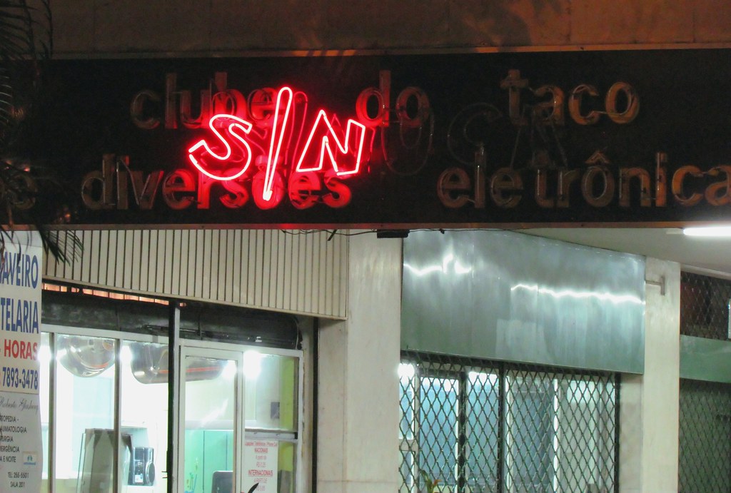 Letreiro neon Sign de sinuca snooker sin pecado Copacabana…